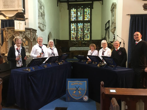 Norbury Handbell Ringers at Disley Wells Dressing 2019